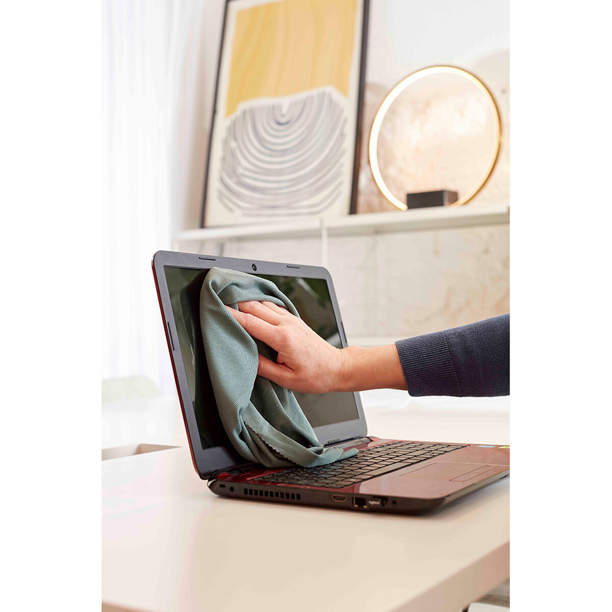 Bayeta Verde Microfibras 50 x 40 cm 6 S7925591_5