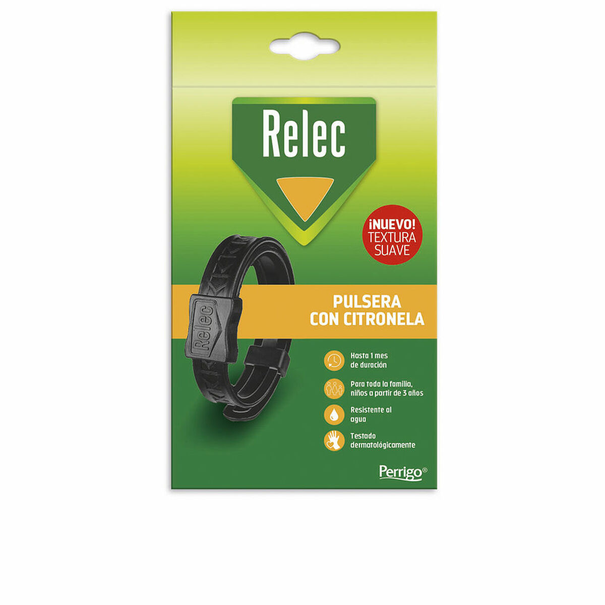 Pulsera Antimosquitos de Citronela Relec Relec Pulsera Negro Adultos 1 S05101504_0