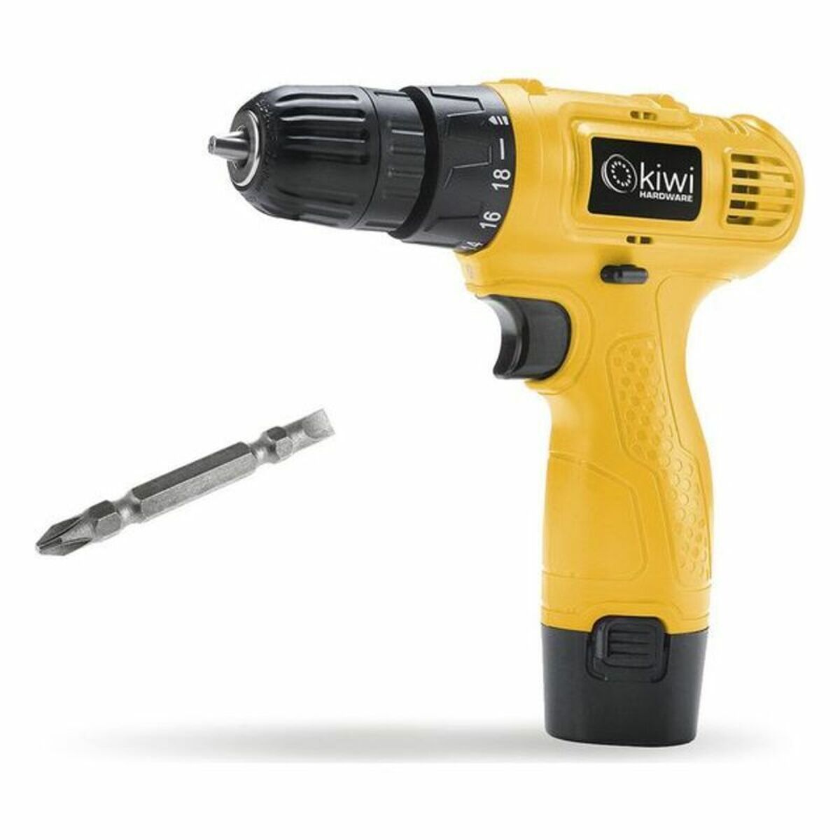 Set de taladro y accesorios Kiwi Inalámbrico (650 rpm) (1.3 Ah) 1 S2205907_0