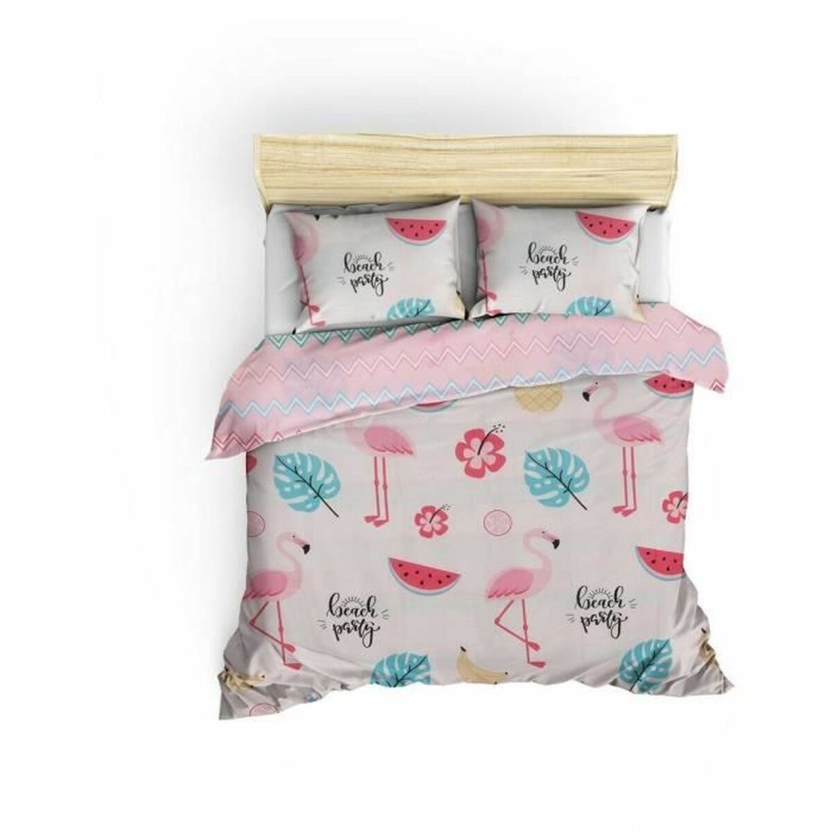 Juego de funda nórdica Blanco Cama de 200 3 Piezas 3 S71020717_2