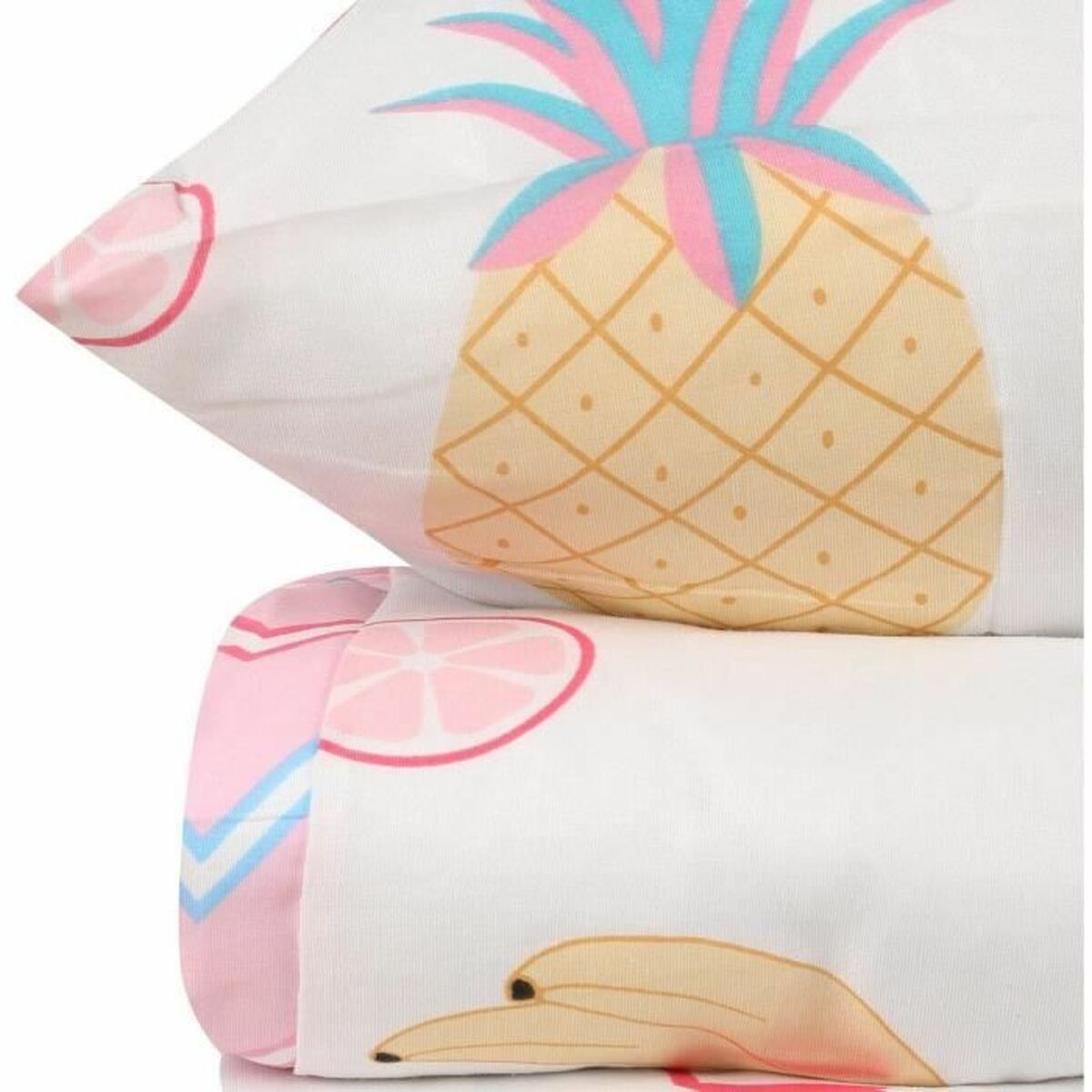 Juego de funda nórdica Blanco Cama de 200 3 Piezas 4 S71020717_3