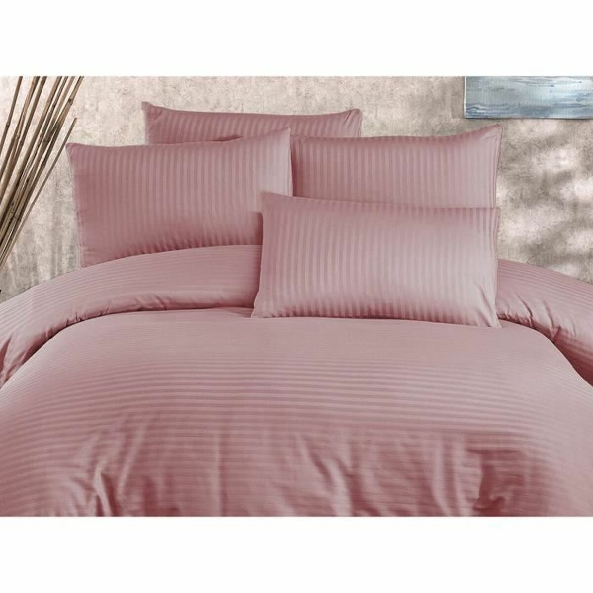 Juego de funda nórdica Beige Cama de 200 3 Piezas 5 S71020733_4