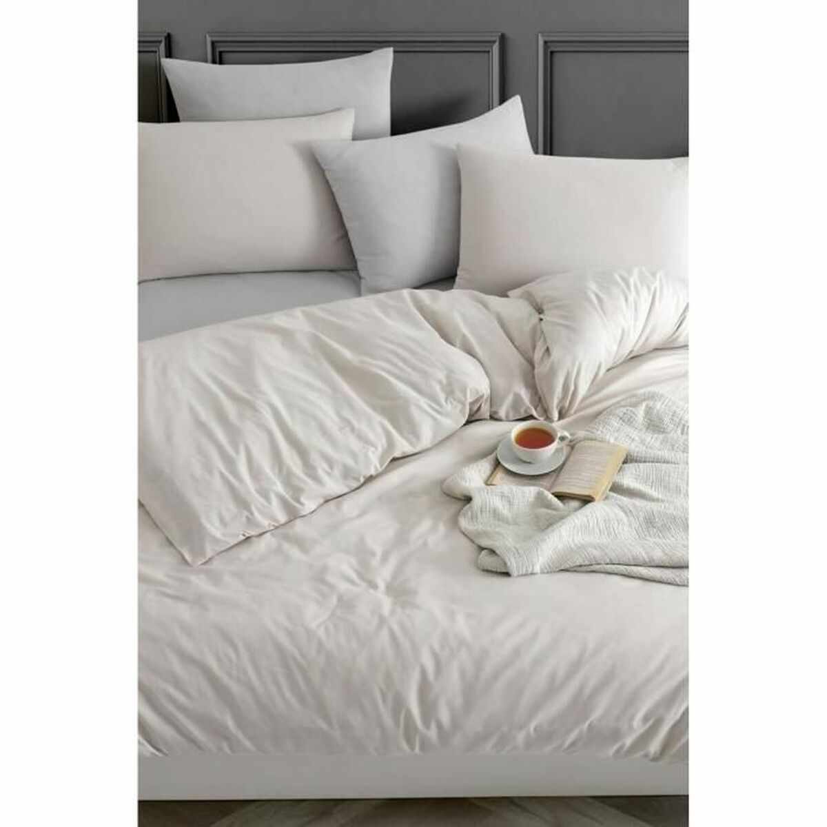 Juego de funda nórdica Beige Cama de 200 3 Piezas 5 S71020775_4