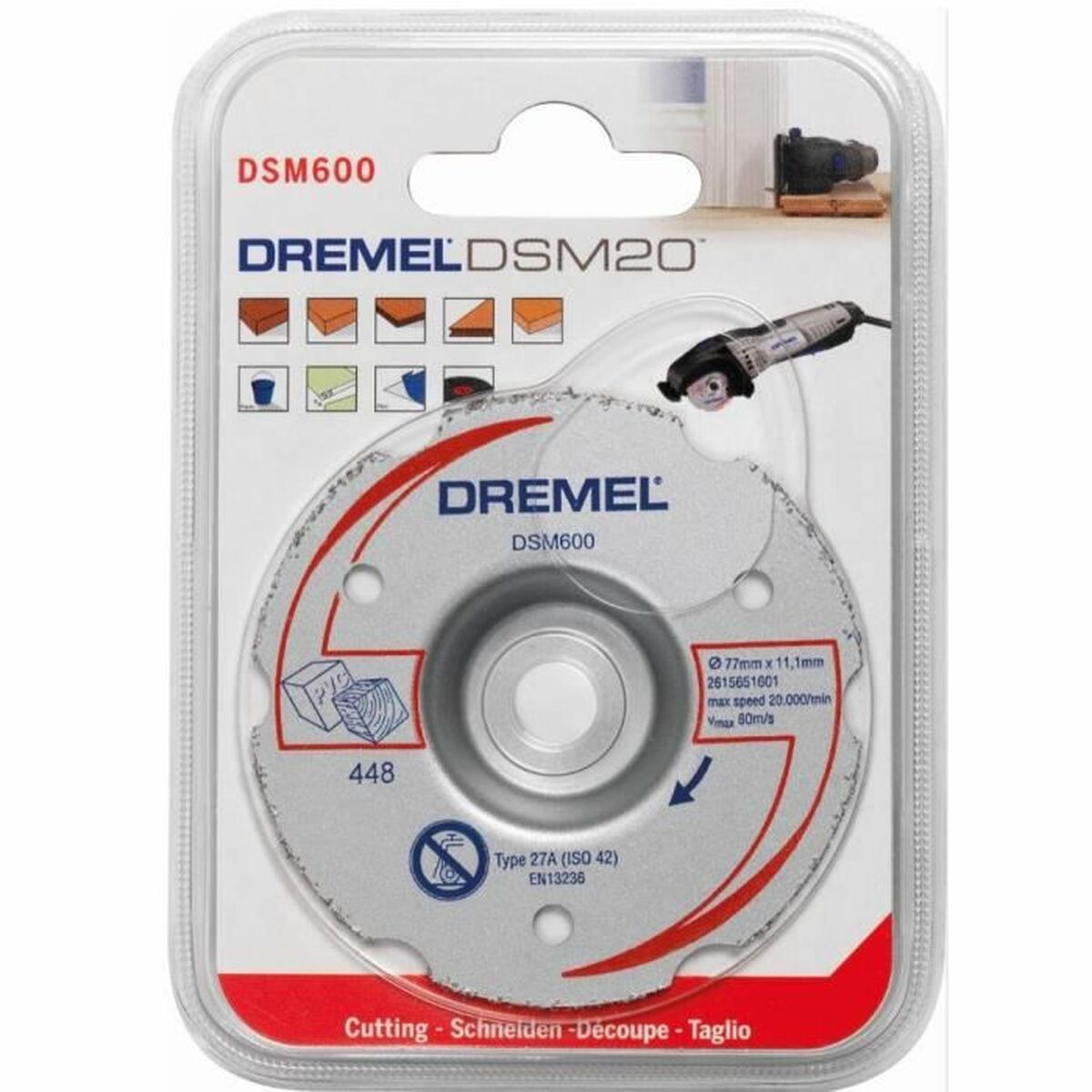 Disco de corte Dremel S600 DSM20 carburo 2 S7120483_1