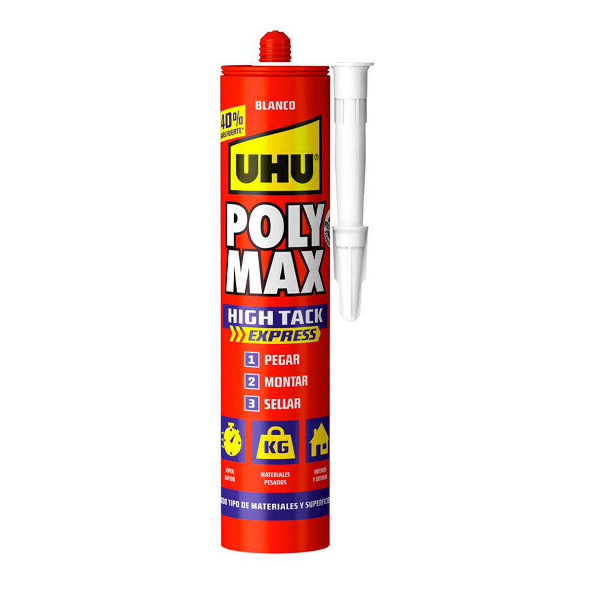 Sellador/Adhesivo UHU 7000131 Poly Max High Tack Express Blanco 440 g 1 S7912687_0