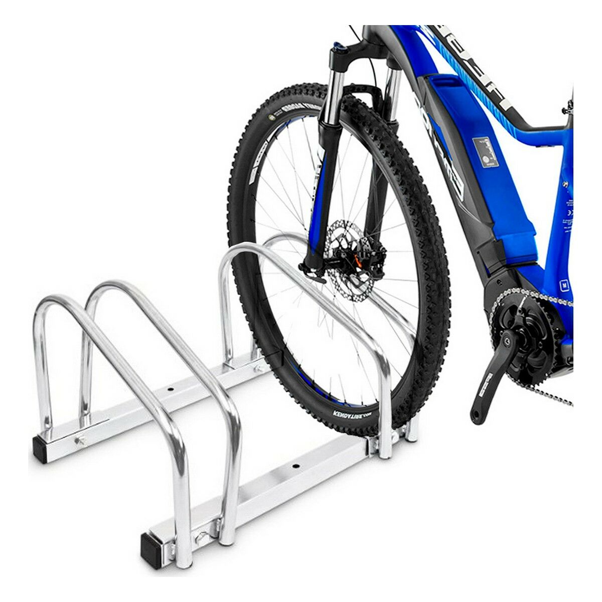 Soporte de bicicleta Dunlop Suelo 2 plazas 27 x 40 x 32,5 cm Acero 1 S7900513_0