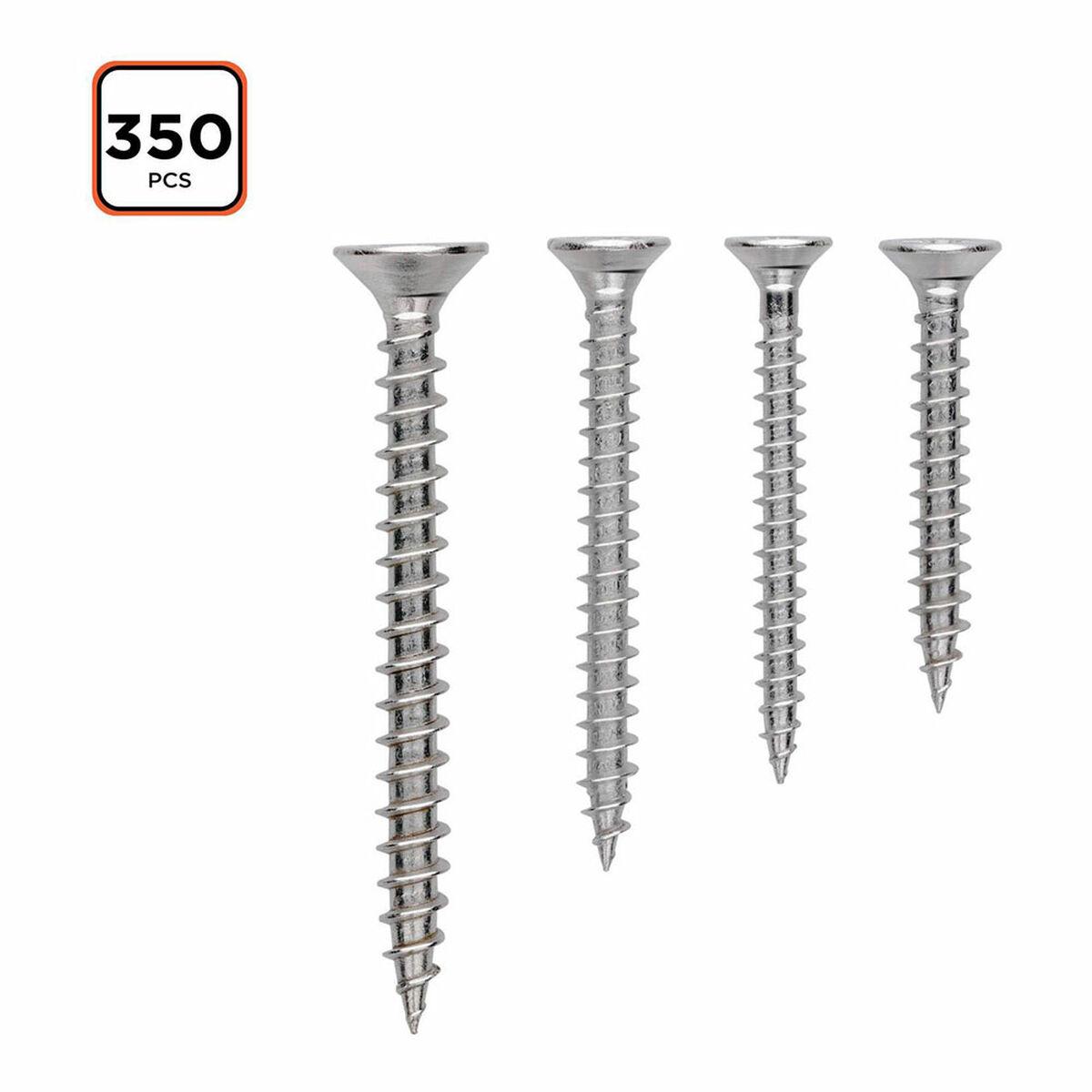 Kit de tornillos Black & Decker Pozidriv Madera 350 Piezas 4 S7923082_3