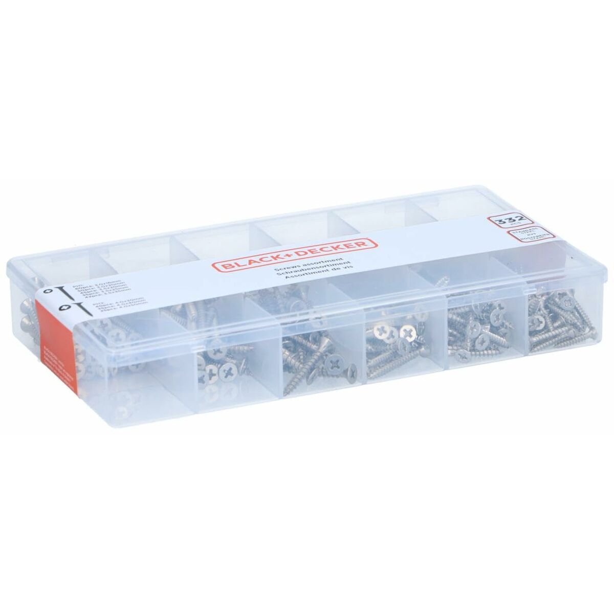 Kit de tornillos Black & Decker Phillips Madera 332 Piezas 2 S7923089_1