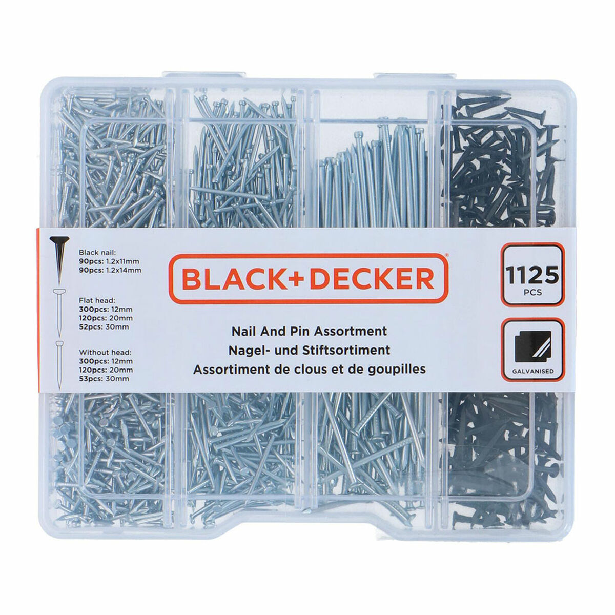 Clavos Black & Decker 1125 Piezas 1 S7923083_0