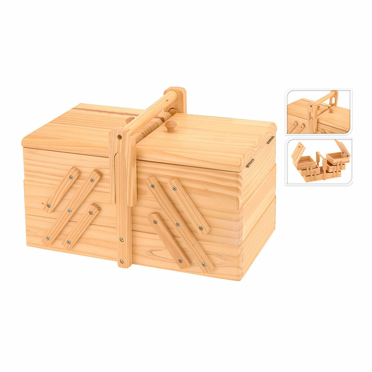 Costurero Excellent Houseware 784610430 30 x 17,5 x 19 cm 1 S7923943_0