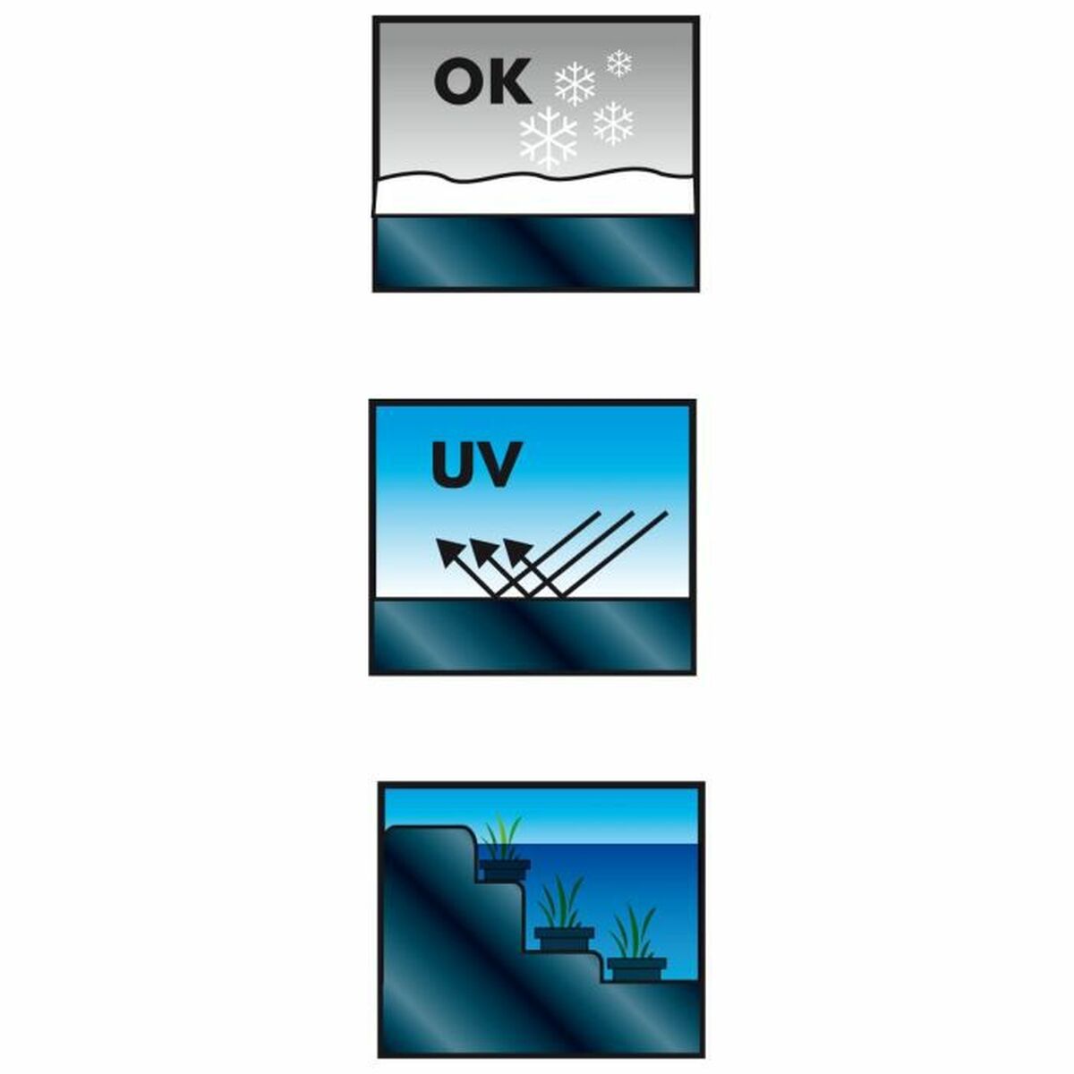 Revestimiento para Estanque Ubbink AquaLiner PVC 0,5 mm 4 x 5 m 6 S7104184_5