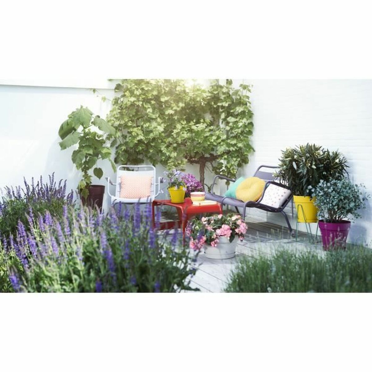 Maceta Elho Loft Urban 25 Amarillo Ø 24,5 x 22,2 cm 4 S7193532_3