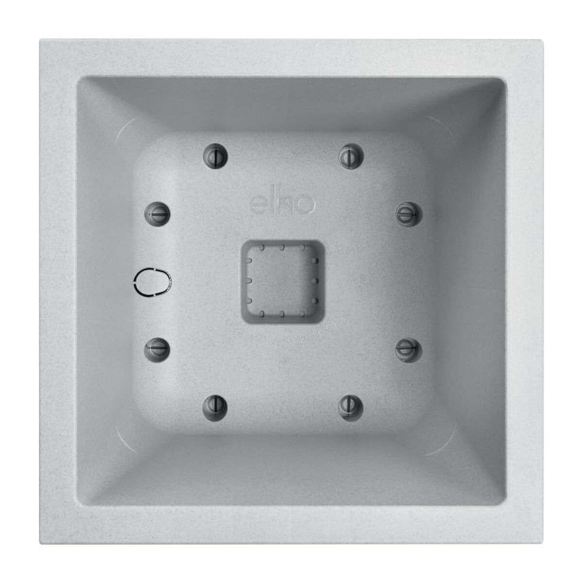 Maceta Elho Blanco Ø 29,5 cm Plástico Cuadrado Moderno 3 S7196657_2