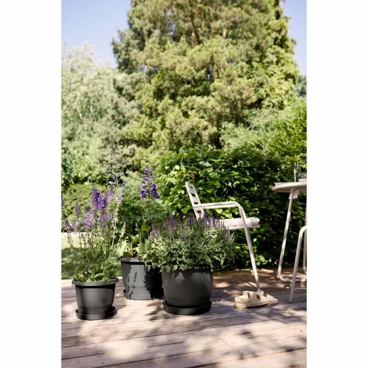 Maceta Elho Negro Antracita 35 x 34,5 x 26 cm 2 S71013104_1