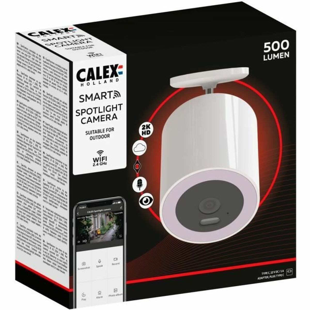 Videocámara de Vigilancia Calex Spotlight Security 6 S71008467_5