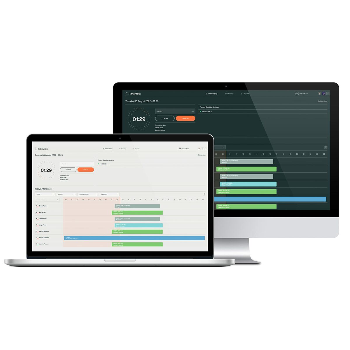 Sistema de Control de Acceso Biométrico Safescan TimeMoto TM-626 Negro 2 S8416688_1