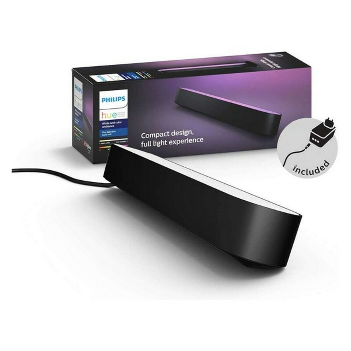 Lámpara de Mesa Philips Hue Color Play Negro 530 Lm 1 S7161254_0