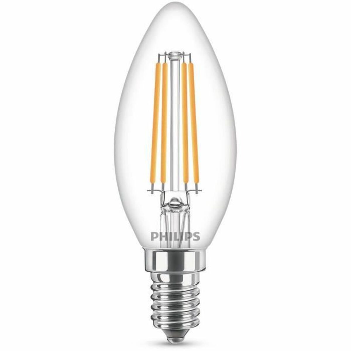Bombilla LED Vela Philips Equivalent E14 60 W Blanco E (2700 K) 1 S7104598_0