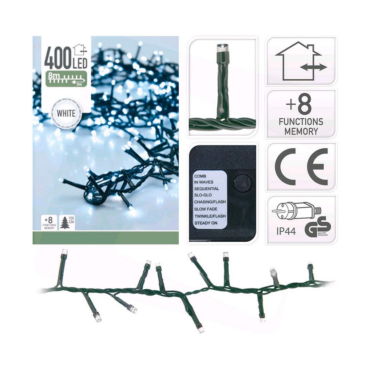 Guirnalda de Luces LED Blanco (11 m) 2 S7900072_1