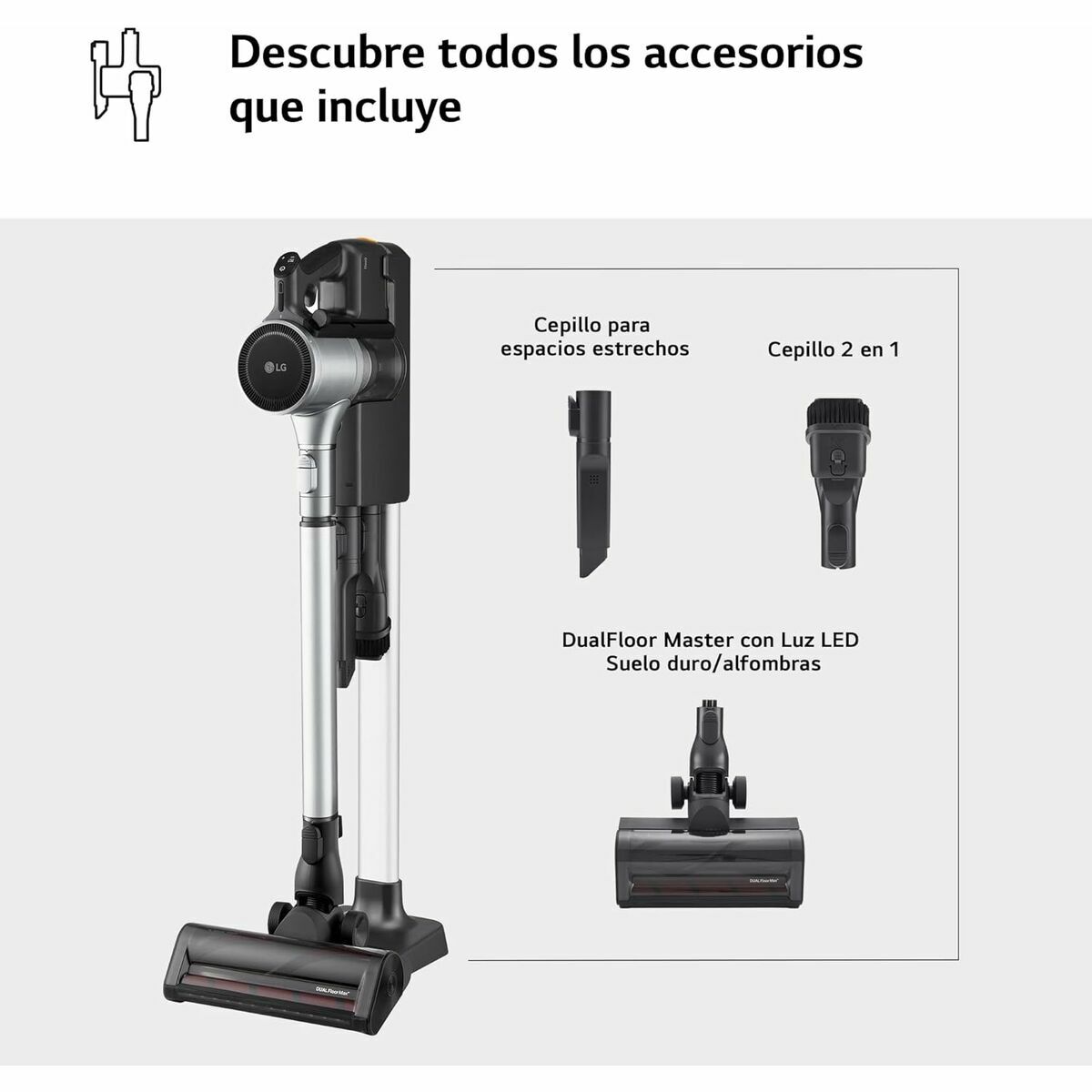 Aspirador Escoba Ciclónico Inalámbrico LG A9K-CORE3S 9 S0461429_8