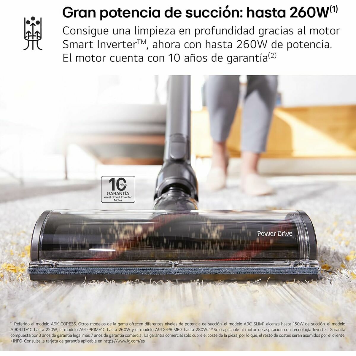 Aspirador Escoba Ciclónico Inalámbrico LG A9K-CORE3S 8 S0461429_7