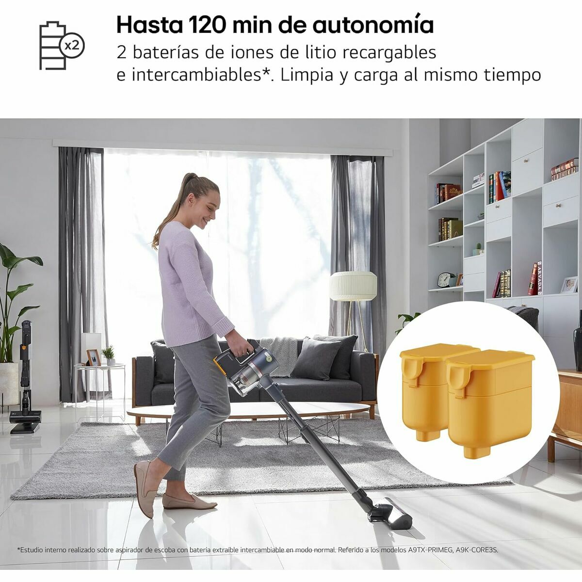 Aspirador Escoba Ciclónico Inalámbrico LG A9K-CORE3S 5 S0461429_4