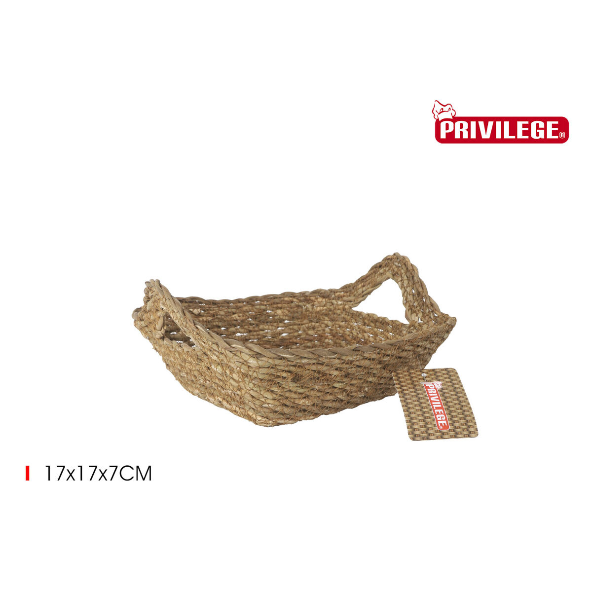 Caja de Almacenaje Privilege Mimbre 17 x 17 x 7 cm (18 Unidades) 2 S2234756_1