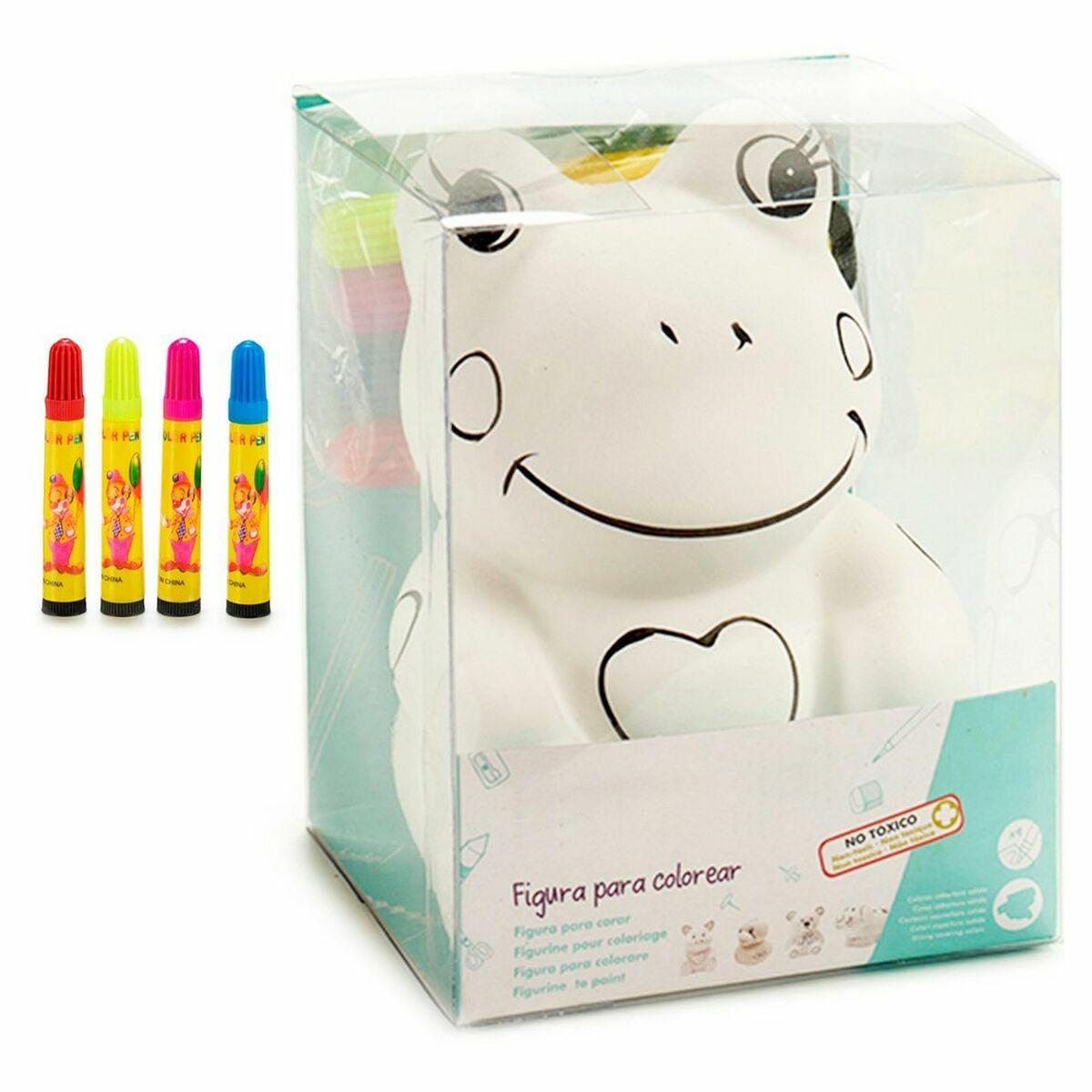 Hucha Pincello Cerámica Rana 9 x 12 x 9 cm (12 Unidades) 3 S3613746_2