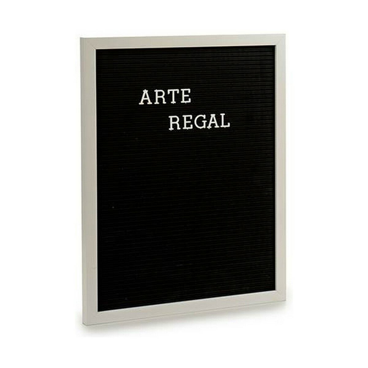 Cuadro Gift Decor Blanco Negro 2,5 x 50,5 x 40,5 cm Panel 144 Letras (12 Unidades) 2 S3616171_1