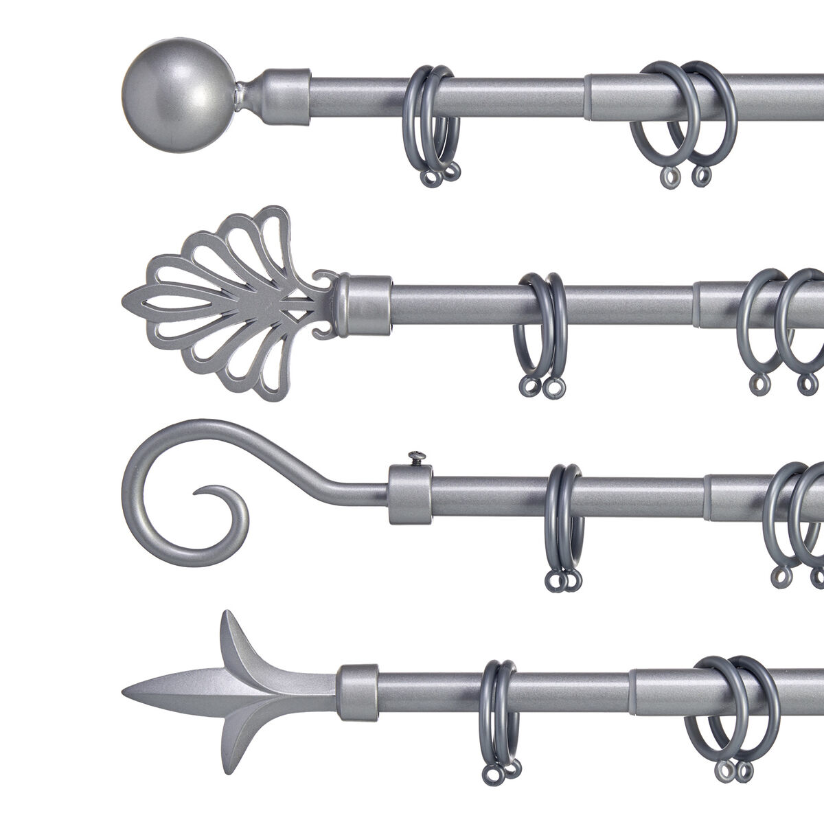 Barra para Cortinas Gift Decor Extensible (8 Unidades) 2 S3623115_1