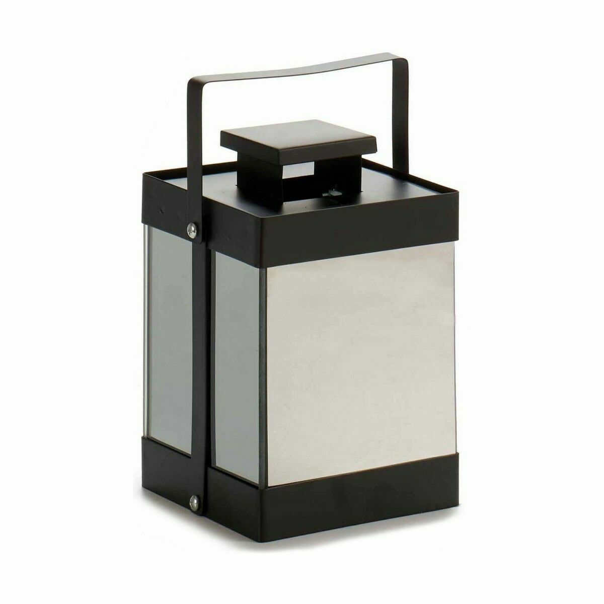 Farol LED Gift Decor Negro 12,5 x 18,5 x 12,5 cm Espejo (6 Unidades) 2 S3623326_1