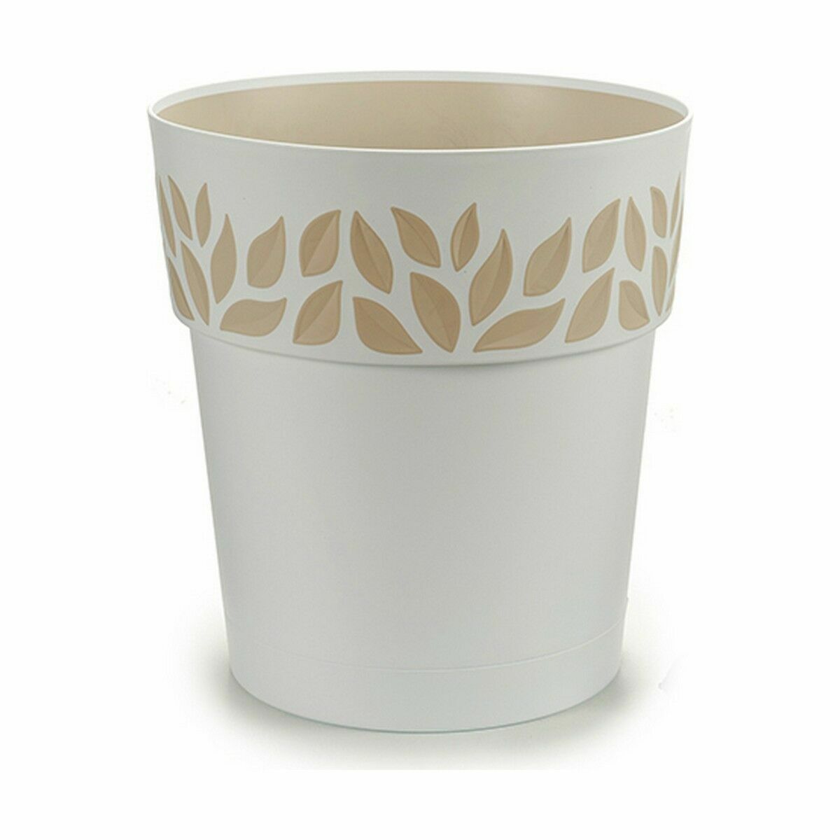 Maceta Autorriego Stefanplast Cloe Blanco Plástico 29 x 29 x 29 cm (6 Unidades) 2 S3624030_1