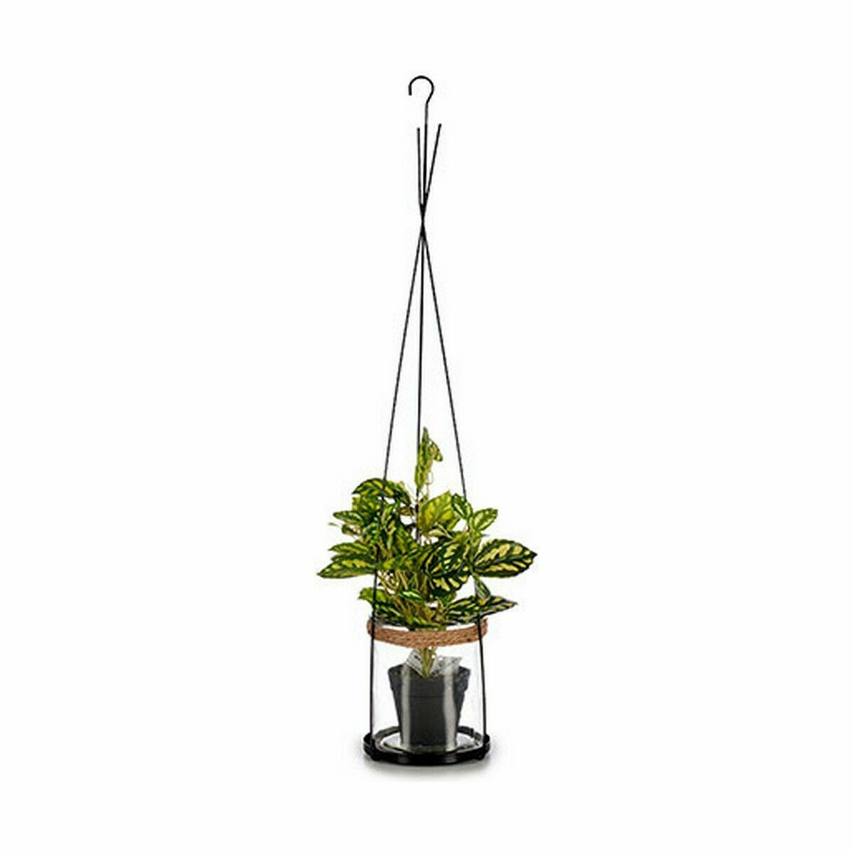 Portavelas Ibergarden Metal Cristal 15,5 x 85,5 x 15,5 cm (12 Unidades) 3 S3624293_2