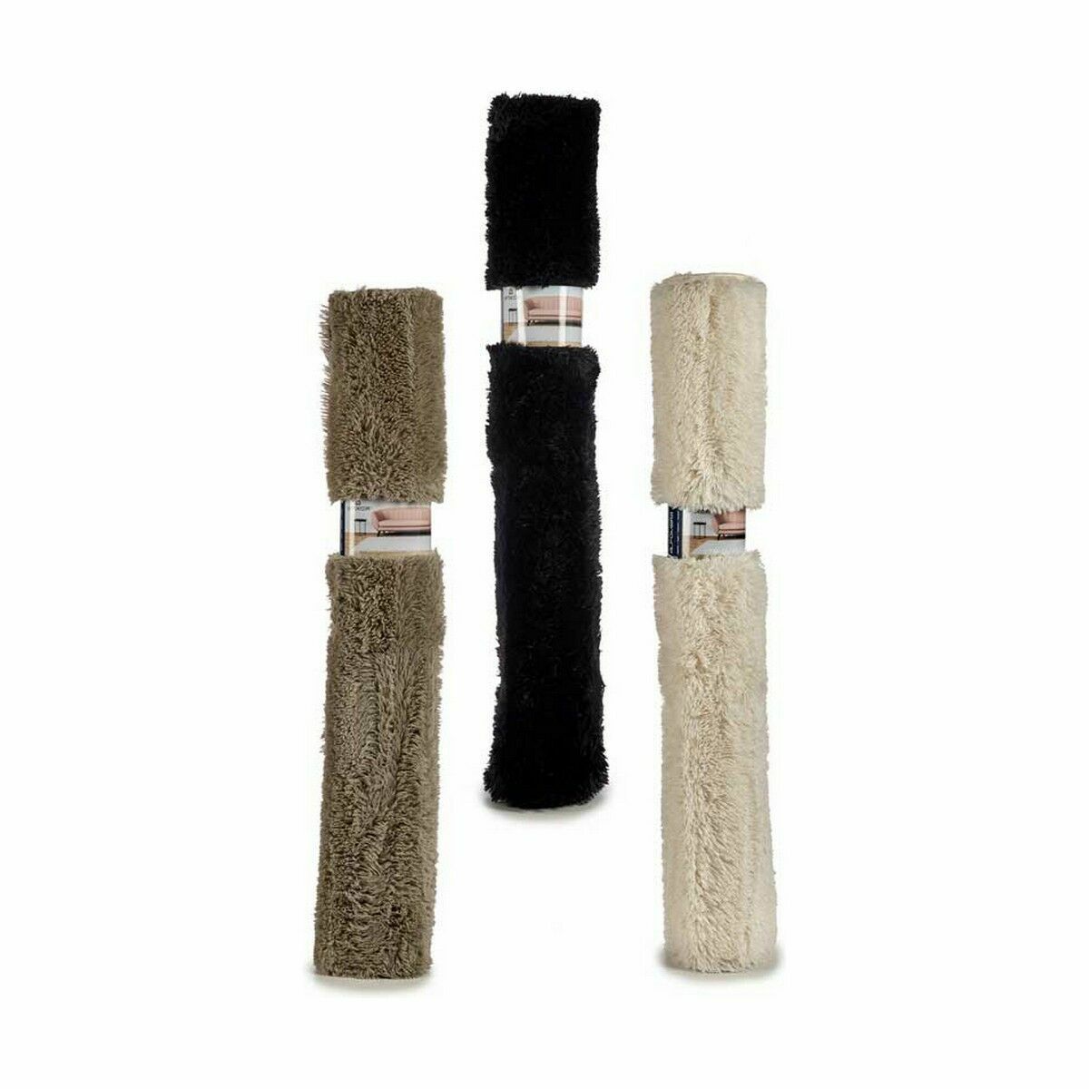 Alfombra Gift Decor Blanco Negro Gris 133 x 195 x 1 cm (6 Unidades) 2 S3624752_1