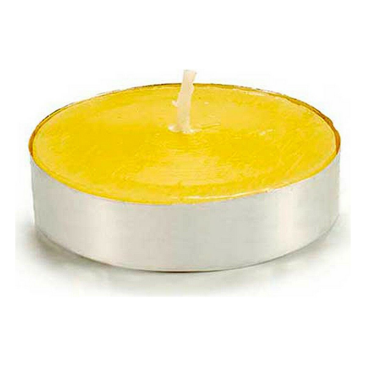 Set de Velas Ibergarden Amarillo Metal Cera Citronela 7,5 x 19 x 1,5 cm (24 Unidades) 3 S3625167_2