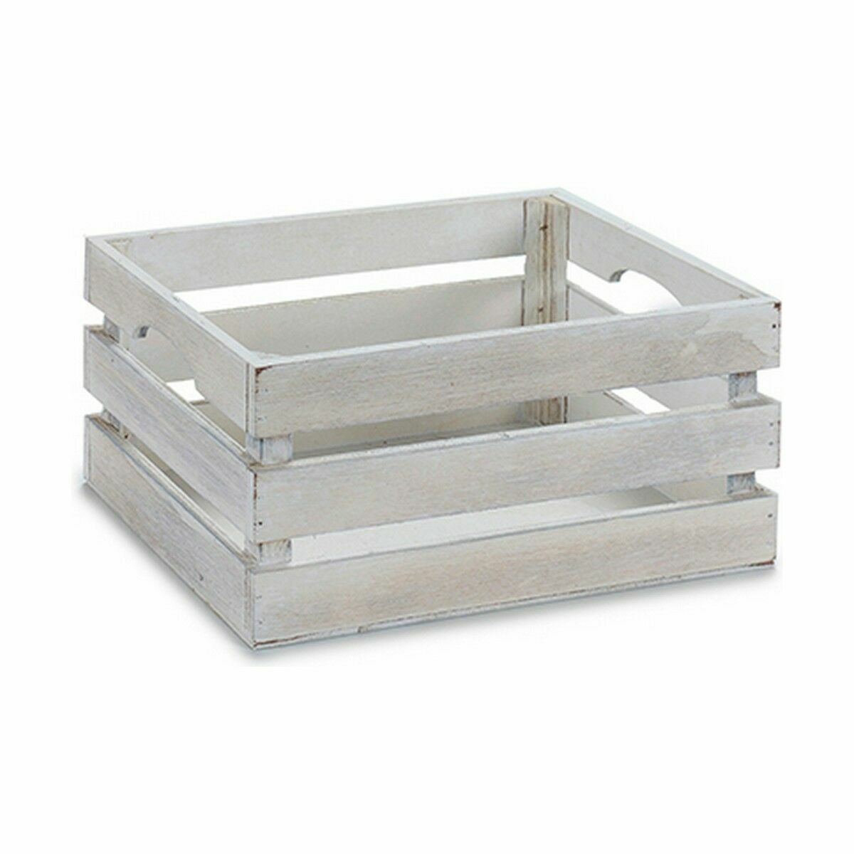 Caja Decorativa Gift Decor Blanco Madera Álamo Madera de álamo (36 Unidades) 2 S3625977_1