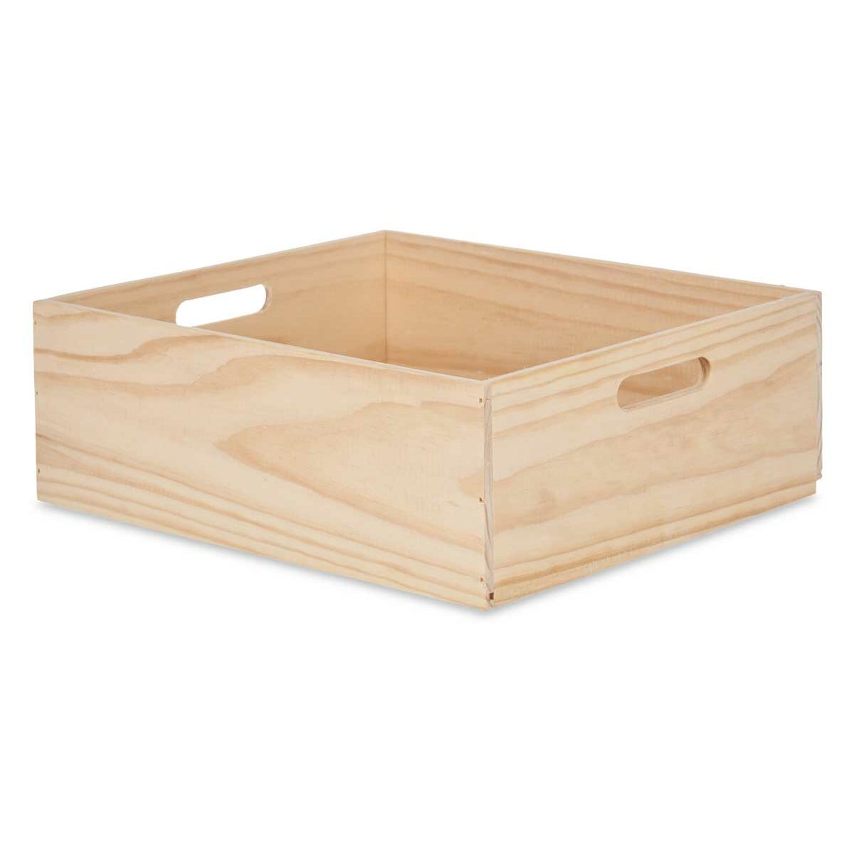 Caja Decorativa Gift Decor Natural Pino Madera de pino (4 Unidades) 2 S3626634_1