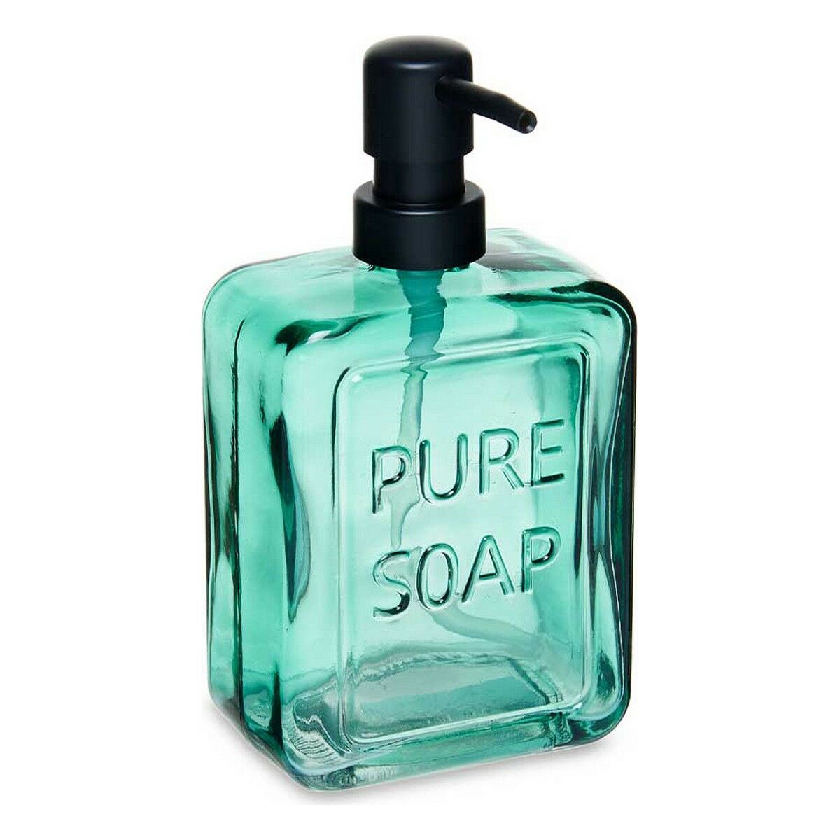 Dispensador de Jabón Berilo Pure Soap Verde Cristal 570 ml 10 x 18 x 6 cm (6 Unidades) 2 S3626890_1