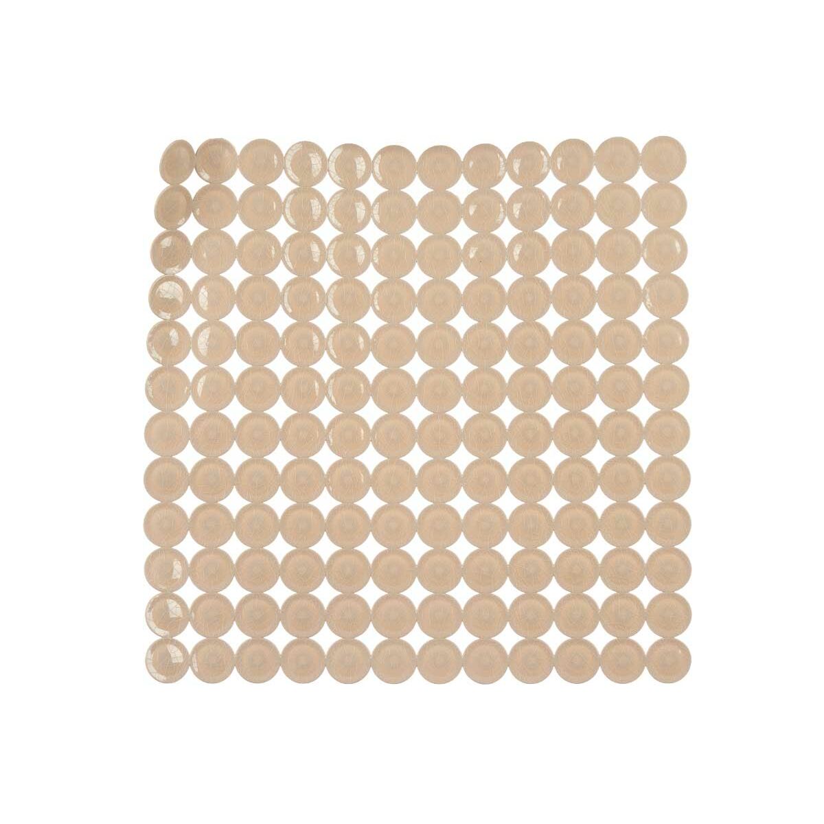 Alfombrilla Antideslizante para Ducha Berilo Beige PVC 54 x 54 x 1 cm 6 x 55 x 6 cm (6 Unidades) 2 S3627996_1