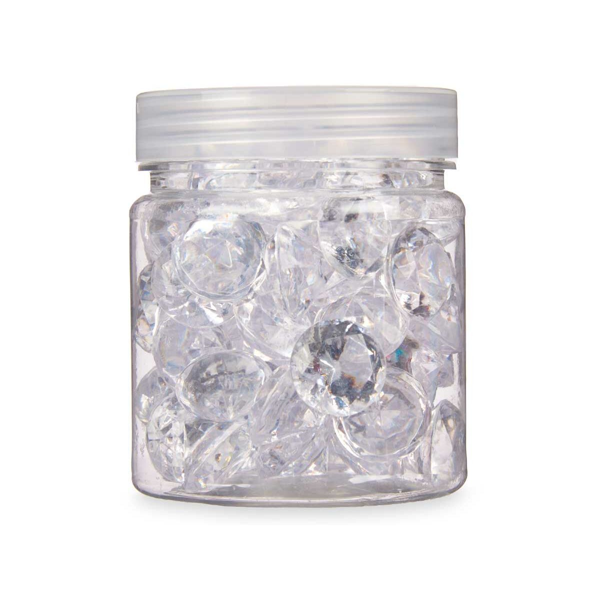 Piedras Decorativas Gift Decor Transparente 150 g Diamante (16 Unidades) 2 S3628314_1