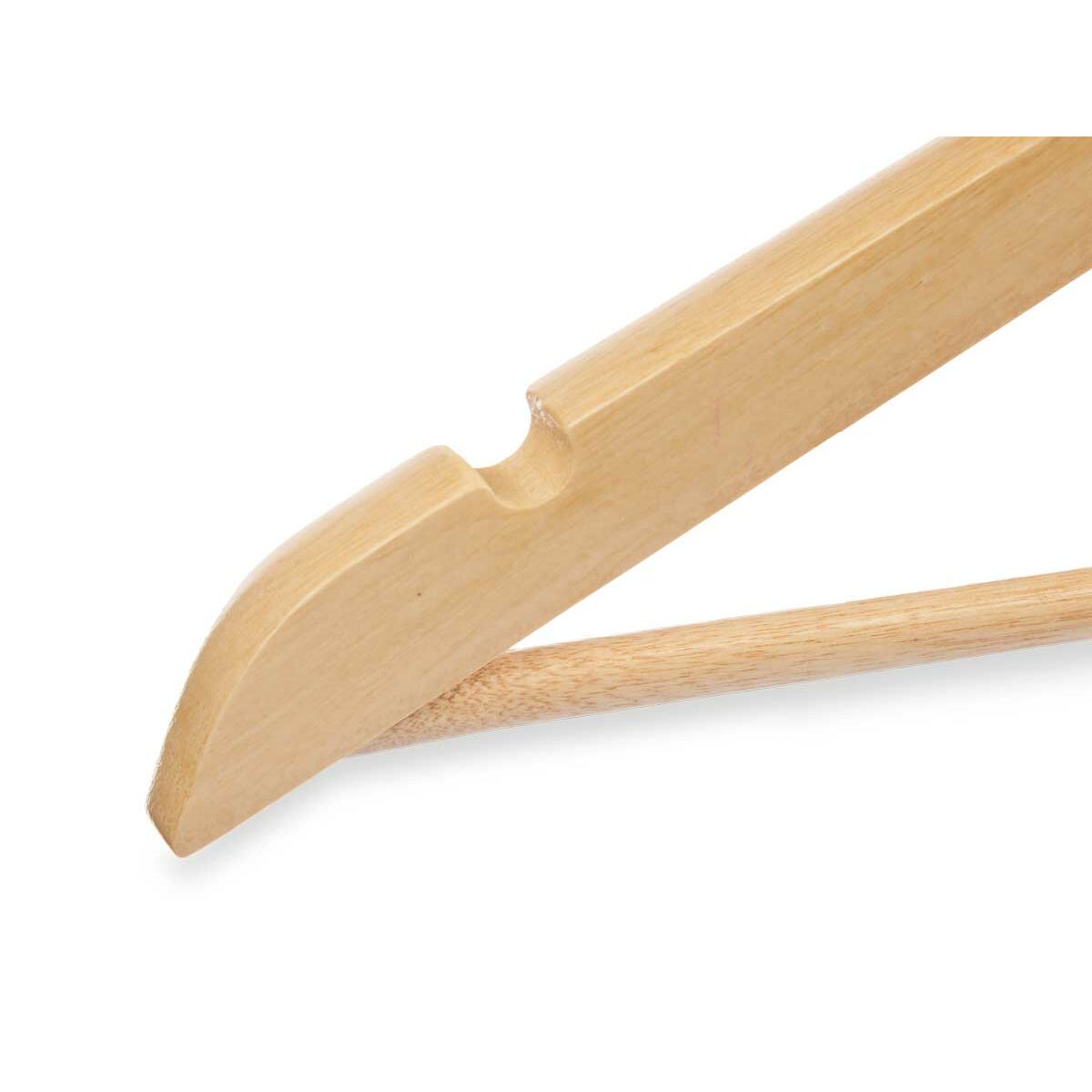 Juego de Perchas Kipit Marrón Madera Metal 44,5 x 1,2 x 23 cm 43,5 x 23 x 10 cm 44,5 x 23 x 10 cm (8 Unidades) 4 S3629653_3