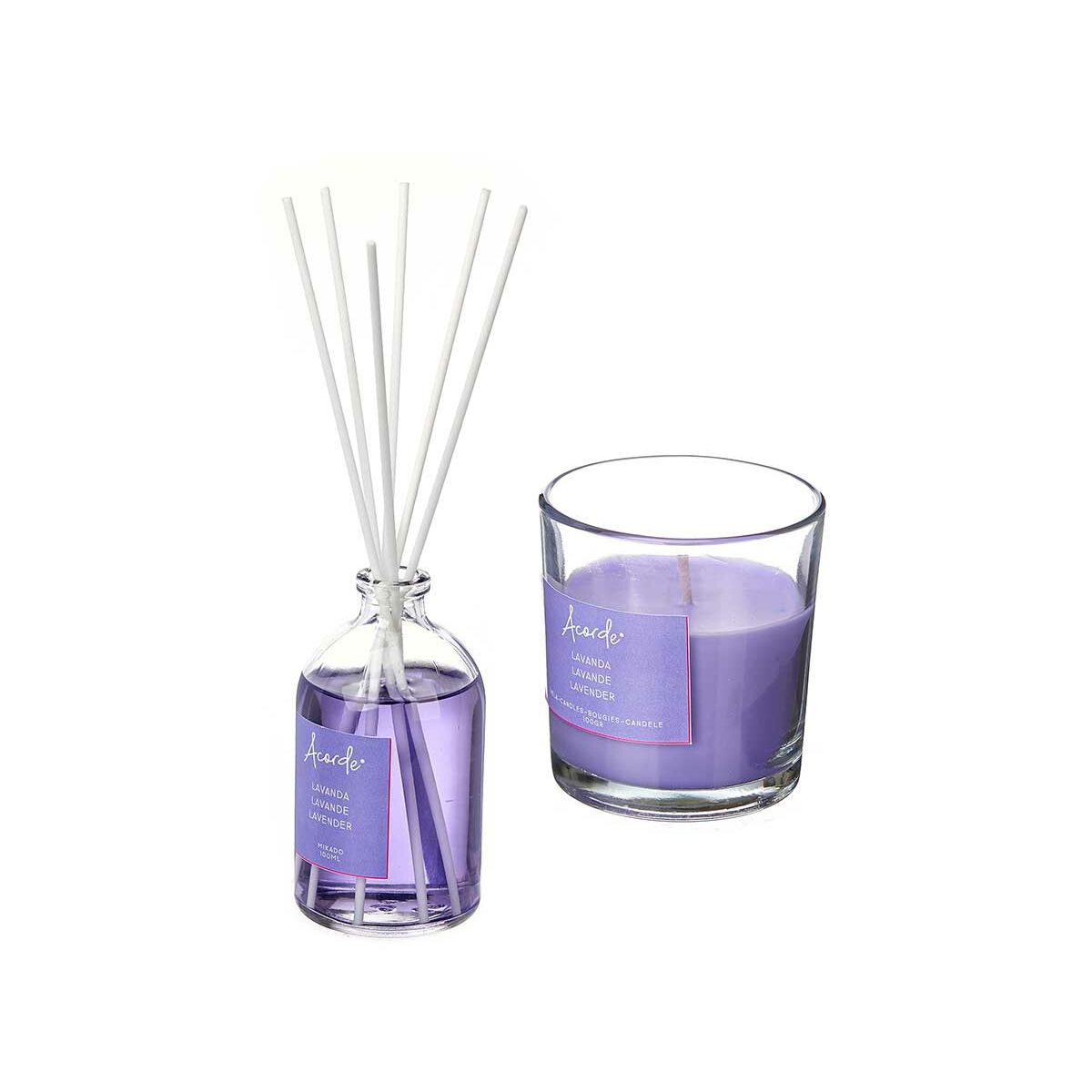 Set de Ambientadores Acorde Lavanda 100 ml (6 Unidades) 2 S3631104_1