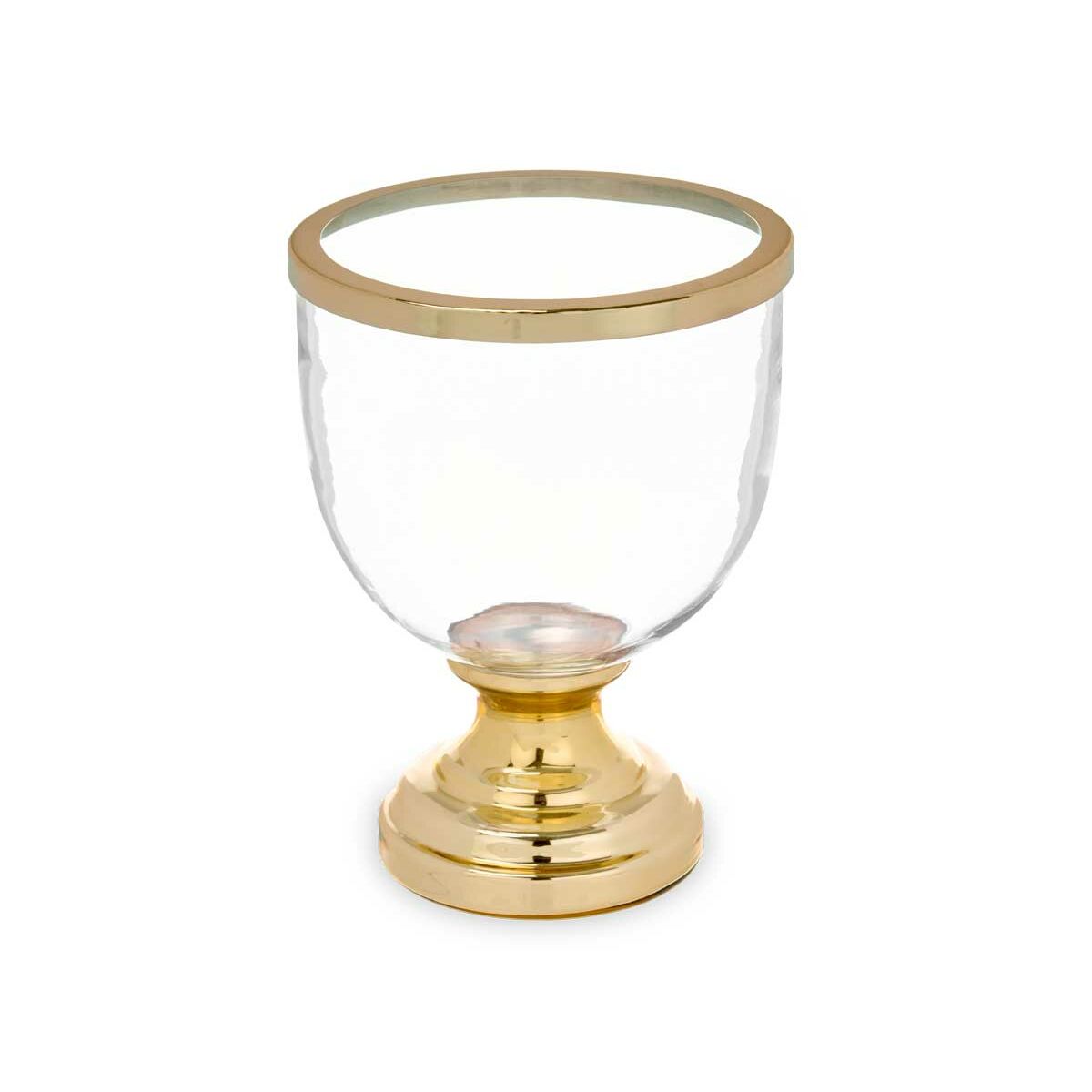 Portavelas Gift Decor Dorado Cristal Acero 17,3 x 23,5 x 17,3 cm Copa (6 Unidades) 2 S3631475_1