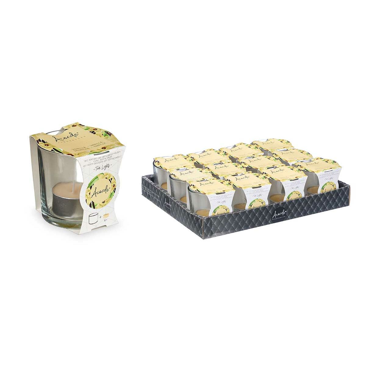 Vela Perfumada Acorde Vainilla Vaso (12 Unidades) 3 S3632109_2