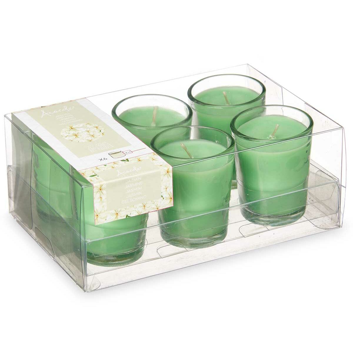 Set de Velas Perfumadas Acorde Jazmín Vaso (12 Unidades) 3 S3632147_2