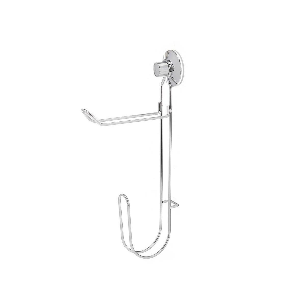 Portarrollos de Papel Higiénico Berilo Metal Acero ABS 3 x 32 x 15 cm Doble (12 Unidades) 2 S3632276_1