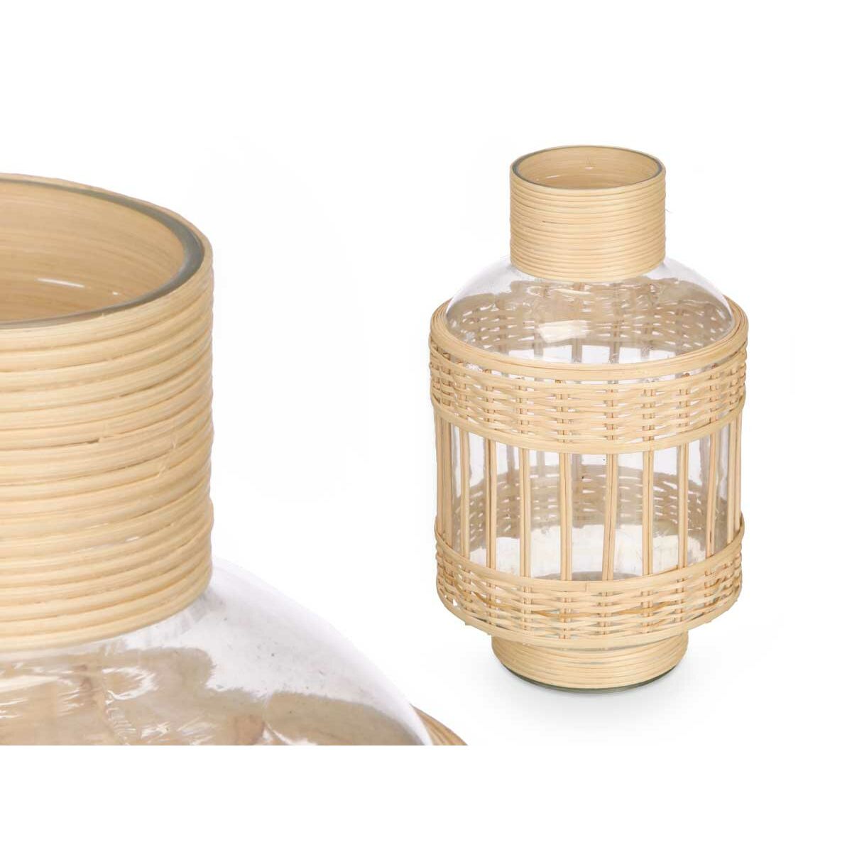 Botella decorativa Gift Decor Transparente Natural 16 x 27,5 x 16 cm (6 Unidades) 2 S3633044_1