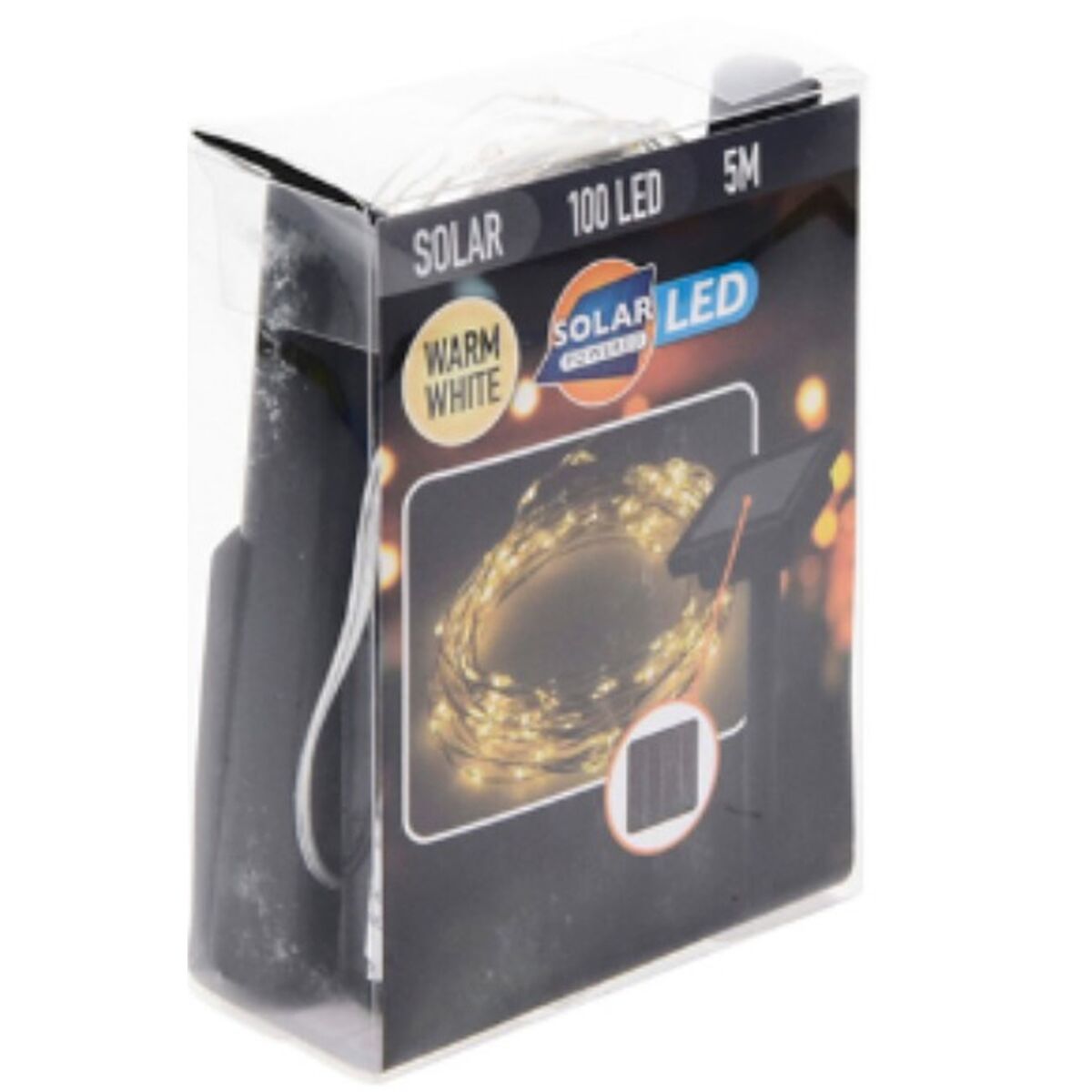 Guirnalda de Luces LED Lifetime 7 m Blanco Cálido 2 m Solar 1 S7924470_0