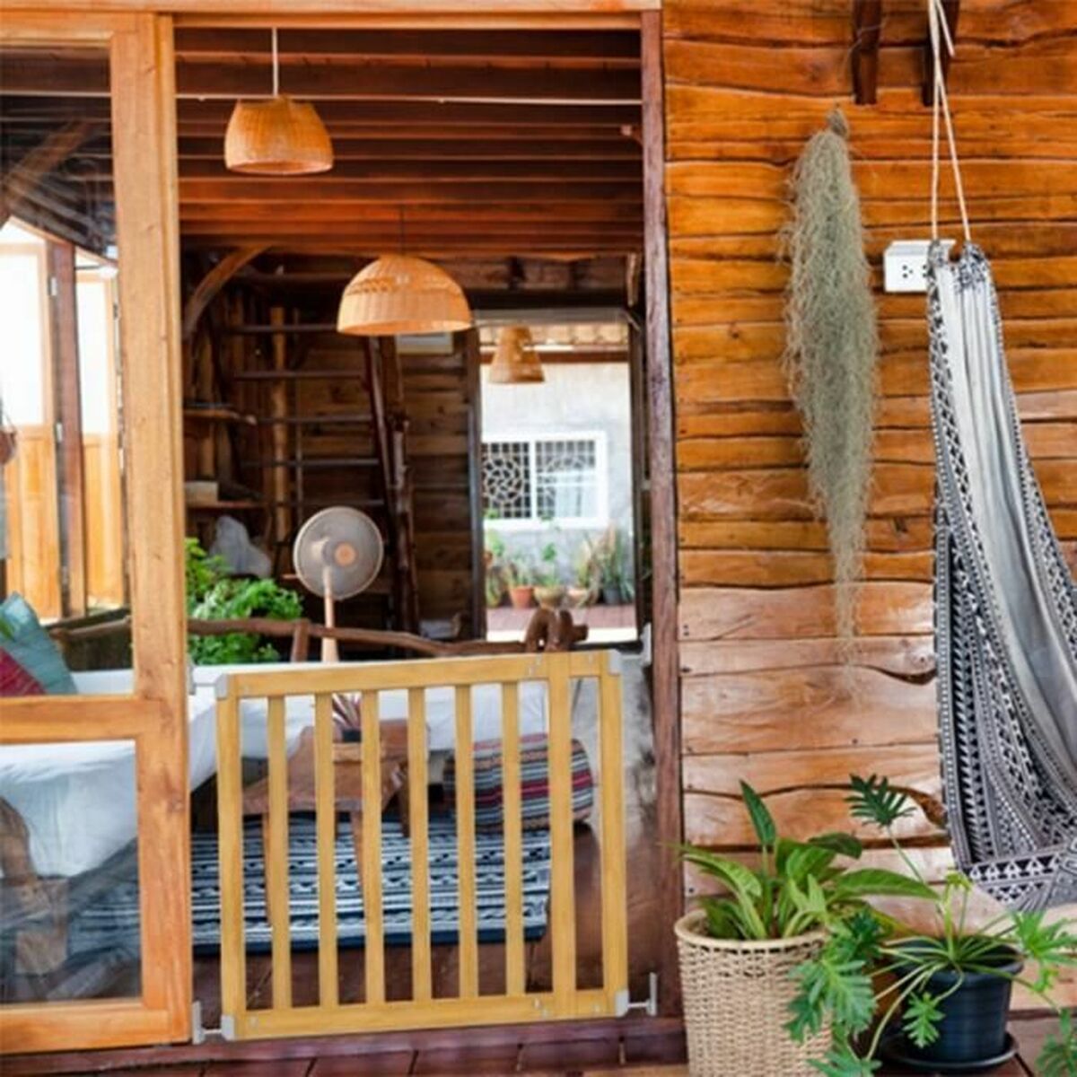 Barrera de seguridad Ingenuity Marrón 76-91 cm 2 S71022469_1