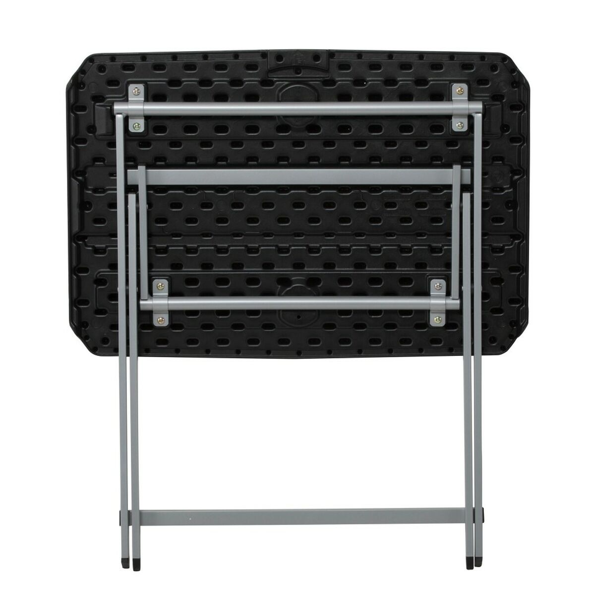 Mesa auxiliar Lifetime Negro 75 x 66 x 50,5 cm Acero Plástico 2 S8901373_1